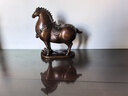 龍哨銅馬擺件純銅生肖馬吉祥物家居辦公室裝飾品黃銅駿馬唐馬馬到成功 唐馬 單個(gè) 高約26cm 曬單實(shí)拍圖