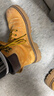 駱駝（CAMEL）王俊凱同款馬丁靴高幫戶(hù)外工裝大黃靴男 G15W136025 沙漠黃 42 曬單實(shí)拍圖