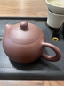 京東京造 宜興紫砂壺 手工【原礦紫泥】煮茶泡茶壺茶具 西施壺210ml 曬單實(shí)拍圖