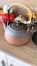 圍爐煮茶陶壺茶具家用養生壺沖茶壺電陶爐泡茶器 提梁大螺旋 1100ml 曬單實(shí)拍圖