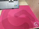 專(zhuān)用電競游戲鼠標墊加厚鎖邊天然橡膠fps游戲鼠標墊耐臟可水洗學(xué)生 羅技粉 40x45x0.3厘米辦公專(zhuān)用 曬單實(shí)拍圖