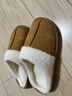 棉拖男棉拖女居家棉拖鞋加絨棉拖鞋男保暖鞋月子鞋女包頭拖女 卡其色 40-41 偏小一碼 曬單實(shí)拍圖