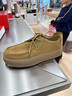 Bata休閑鞋女春秋牛剖皮通勤厚底鞋78838CM5 土黃 39 曬單實(shí)拍圖