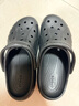 卡駱馳（CROCS）貝雅云彩女士洞洞鞋戶(hù)外休閑鞋|208186 黑色-001 36 /37(230mm) 曬單實(shí)拍圖