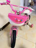 永久（FOREVER）兒童自行車(chē)6-10歲男女寶寶款腳踏車(chē) 公主粉14寸適用身高95-115cm 曬單實(shí)拍圖