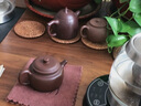 璽翰雅（ROYHOYE）景舟窯大珍藏宜興紫砂壺高溫老紫泥德鐘壺名家呂盤(pán)軍全手工泡茶壺 景舟窯大珍藏德鐘 200ml 曬單實(shí)拍圖