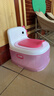 babycare兒童馬桶寶寶馬桶坐便器小馬桶小恐龍多功能坐便器 維爾粉 曬單實(shí)拍圖