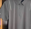 匯彩衫透氣冰絲速干polo衫工作服定制7A抗菌t恤短袖4S店銷(xiāo)售工裝印logo A款【速干迪桑皺】青灰 XL 曬單實(shí)拍圖
