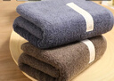 潔麗雅（Grace）新疆長(cháng)絨棉A類(lèi)毛巾2條裝 純棉加厚柔軟面巾吸水洗臉巾 深灰+深棕 曬單實(shí)拍圖