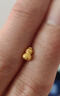 第一福錘紋葫蘆黃金珠子投資擺件硬金足金福祿招財轉運送女友生日禮物 錘紋葫蘆 約0.66g 曬單實(shí)拍圖