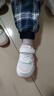 回力童鞋網(wǎng)面板鞋魔術(shù)貼休閑鞋子女童中大童運動(dòng)鞋 白粉 27 曬單實(shí)拍圖
