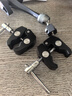 斯莫格（SmallRig）通用蟹鉗夾微單反相機多功能接口固定夾外接專(zhuān)業(yè)管夾拍照攝影棚像視頻直播設備鋁合金戶(hù)外拓展配件 【兩個(gè)裝】蟹鉗固定夾 曬單實(shí)拍圖