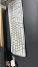 羅技（Logitech）大師系列 MX Keys S無(wú)線(xiàn)藍牙鍵盤(pán) 超薄全尺寸 人體工學(xué) 智能背光 帶無(wú)線(xiàn)接收器 白色 108鍵 曬單實(shí)拍圖