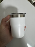 哈爾斯咖啡杯高顏值不銹鋼便攜隨行生日禮物保溫杯白色300ml 曬單實(shí)拍圖