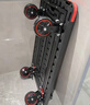 飛達重型手推車(chē)平板車(chē)折疊拖車(chē)搬運車(chē)小推車(chē)5寸靜音剎車(chē)橡膠輪90*60黑 曬單實(shí)拍圖