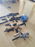 途象兒童玩具槍M416突擊步槍水發(fā)珠軟彈槍AK47電動(dòng)連發(fā)玩具男孩發(fā)射器 毒蛇AR15尼龍版（手自一體） 曬單實(shí)拍圖