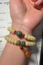 月印百川菩提根手串 男女款文藝清新復古風(fēng)好運連連蓮蓬文玩手鏈 雙圈 曬單實(shí)拍圖