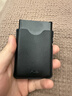 NIID卡包男自動(dòng)彈出鋁合金卡盒防盜消磁銀行卡套卡包 黑色 曬單實(shí)拍圖