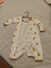 貝瑞加（Babyprints）嬰兒連體衣2件裝寶寶夏季長(cháng)袖爬服純棉哈衣柔軟家居內衣 棕80 曬單實(shí)拍圖