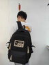 班尼路（Baleno）書(shū)包男減負初中高中生大學(xué)生減重雙肩包時(shí)尚潮流大容量輕便背包男 【大容量多隔層設計】黑色款 曬單實(shí)拍圖