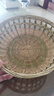 竹編收納筐制品手工小竹籃工藝品果盤(pán)水果籃饅頭筐點(diǎn)心籃 花邊款中號25cm 曬單實(shí)拍圖
