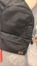 Lee潮流雙肩包男高中大學(xué)生書(shū)包女休閑背包大容量旅行初中電腦包黑色 曬單實(shí)拍圖
