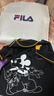 FILA X MICKEY MOUSE聯(lián)名斐樂(lè )兒童短袖T恤2026夏季男小童上衣 曬單實(shí)拍圖