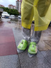 AILUKI日本高端一次性雨鞋套加厚耐磨防水成人兒童旅行長(cháng)筒雨衣雨靴腳套 長(cháng)筒成人款【耐臟防水】10雙 旅行鞋套 曬單實(shí)拍圖