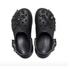 卡駱馳（CROCS）2026春季新款復古花簇小鯨魚(yú)洞洞鞋時(shí)尚百搭花園鞋女鞋|213120 黑色-001 39 (250mm) 曬單實(shí)拍圖