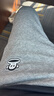 大嘴猴（paul frank）春秋男士休閑青少年潮流百搭衛褲束腳運動(dòng)褲 灰色 XL 曬單實(shí)拍圖