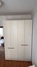 全友家居簡(jiǎn)約奶油風(fēng)加高四門(mén)衣柜臥室家用衣櫥衣服收納儲物柜一體靠墻 曬單實(shí)拍圖