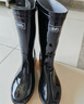 回力807中筒黑色雨靴男女士水鞋防滑防水戶(hù)外塑膠套鞋膠鞋42 曬單實(shí)拍圖