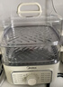 美的（Midea）電蒸鍋電煮鍋電火鍋多功能鍋家用電炒鍋蒸蛋器蒸包子鍋電熱鍋10.8升三層大容量多用途鍋ZGE2323Z02 曬單實(shí)拍圖