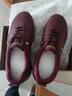 足力健老人鞋春季女鞋軟底板鞋旅游鞋休閑鞋子平底鞋女 6228K酒紅38 曬單實(shí)拍圖