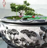 奧雷克石缸庭院養魚(yú)石頭魚(yú)缸天然門(mén)海大水缸戶(hù)外圓形青石荷花盆石雕魚(yú)缸 A08款直徑100厘米送貨 曬單實(shí)拍圖