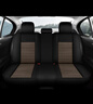 今彩適用06-18款大眾速騰座椅套全包圍四季通用汽車(chē)坐墊專(zhuān)用座墊座套 透氣亞麻【黑咖色】豪華版 大眾速騰專(zhuān)用 曬單實(shí)拍圖