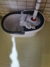 好媳婦旋轉拖把38cm2個(gè)棉頭 液壓桿雙驅動(dòng)免手洗家用一拖凈不銹鋼籃 曬單實(shí)拍圖
