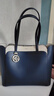 紅谷包包女包新款時(shí)尚托特包女簡(jiǎn)約牛皮單肩包女大容量生日禮物 靛藍 曬單實(shí)拍圖