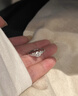QUEENSUN18K金培育鉆石一克拉柏林情書(shū)真鉆戒求婚結婚鉑金戒指送女友禮物 18K白 柏林情書(shū) 主石50分 D VS1【IGI+NGIC證書(shū)】 13號圈 曬單實(shí)拍圖