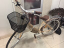 邦德·富士達 自行車(chē)女式24/26寸學(xué)生成人城市通勤復古淑女單速/7級變速買(mǎi)菜車(chē) 26寸鋁架7速 奶咖色 曬單實(shí)拍圖