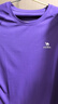 駱駝（CAMEL）長(cháng)袖速干T恤女跑步健身圓領(lǐng)運動(dòng)上衣 C25CAVL6001 暗紫 XXL 曬單實(shí)拍圖