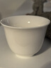 京東京造 茶具茶杯 功夫茶具整套羊脂玉杯子品茗杯簡(jiǎn)約辦公會(huì )客杯 6個(gè)裝 曬單實(shí)拍圖