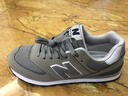 新百倫男鞋春夏新款透氣網(wǎng)面運動(dòng)鞋子女鞋休閑情侶574阿甘復古跑步鞋 NB574中灰 42 (260mm) 曬單實(shí)拍圖
