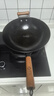 中福鐵鍋龜紋生鐵鑄鐵鍋炒鍋家用炒菜鍋無(wú)涂層已開(kāi)鍋老式古法陸川鐵鍋 圓底+有副耳 32cm 玻璃蓋 曬單實(shí)拍圖