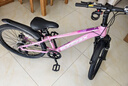 鳳凰（Phoenix）兒童山地自行車(chē)5-16歲女男孩減震變速22寸粉色 適合身高135-160cm 曬單實(shí)拍圖