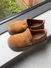 啄木鳥(niǎo)復古厚底勃肯鞋女2026春夏季新款一腳蹬軟底單鞋百搭休閑樂(lè )福鞋 卡其色 37 (235mm) 曬單實(shí)拍圖