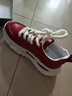 奢米頓高端老爹鞋男春秋2026新款潮牌時(shí)尚加絨潮鞋增高阿甘鞋軟底氣墊鞋 紅色 38 曬單實(shí)拍圖