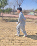 兒童裝男童套裝春秋款2026新款春裝男孩假兩件衛衣中大童酷帥氣潮 灰色 150 曬單實(shí)拍圖