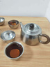 FLOGO德國品牌純鈦茶具套裝茶壺旅行家用外出便攜車(chē)載壺茶杯功夫茶具 純鈦茶具【木紋平肩壺10件套+便攜旅行包】 曬單實(shí)拍圖