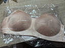 眺德高無(wú)肩帶內衣女 婚紗禮服抹胸無(wú)鋼圈聚攏上托小胸隱形文胸罩 膚色丨交叉美背 均碼 參考體重90-118斤 曬單實(shí)拍圖